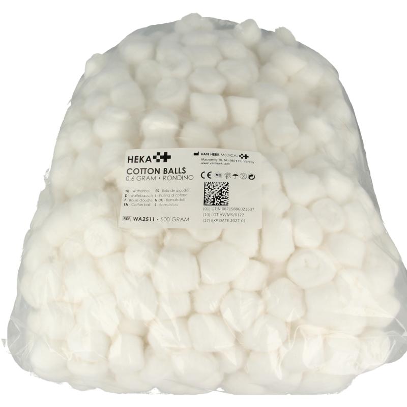 Heka Wattenbollen rondino 0.6 gram