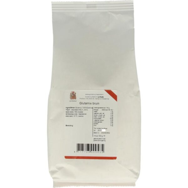 Le Poole Glutamix bruin brood mix
