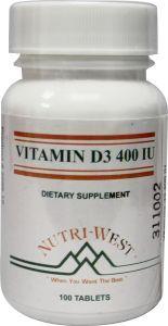 Nutri West Vitamine D3 400