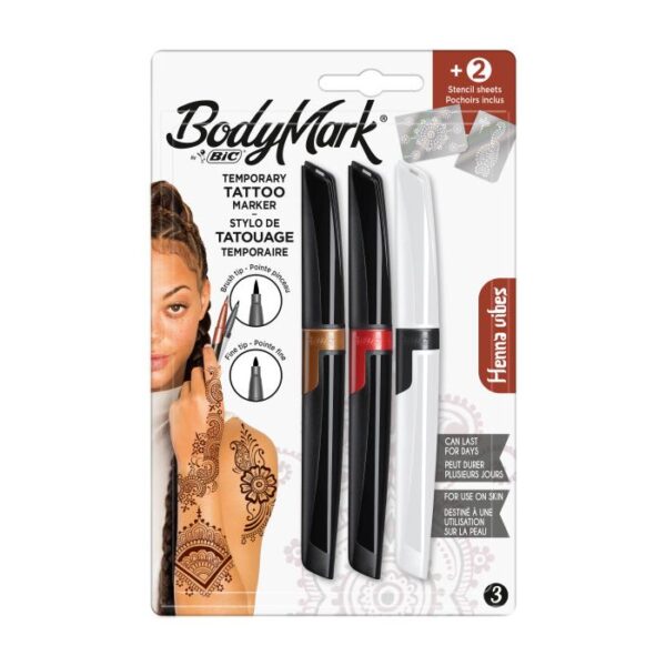BIC Tattoo marker 2 medium + 2 fine