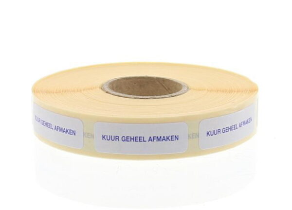 Blockland Strooketiket kuur geheel afmaken 30 x 7mm