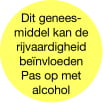 Blockland Strooketiket rijvaardigheid rond geel 16mm