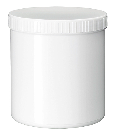 Blockland Zalfpot wit PP plastobel gedopt 1000ml