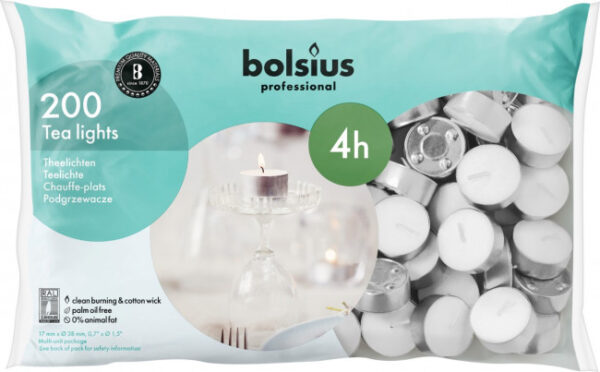 Bolsius Theelicht 17/38 wit
