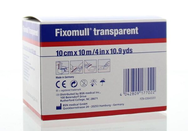 Fixomull Transparent 10m x 10cm 7221601