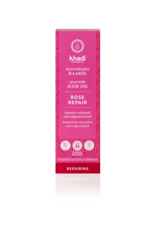 Khadi Ayurvedic hair oil rose repair