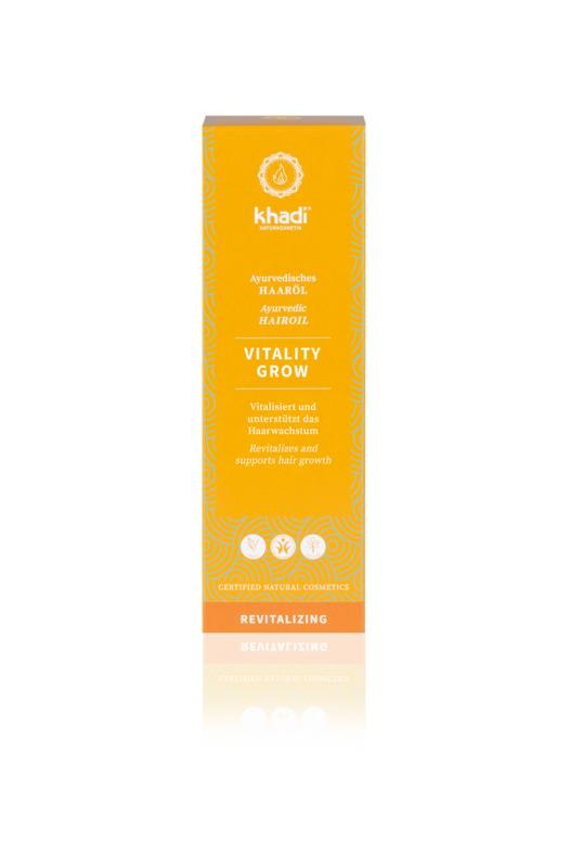 Khadi Ayurvedic hair oil vitality grow