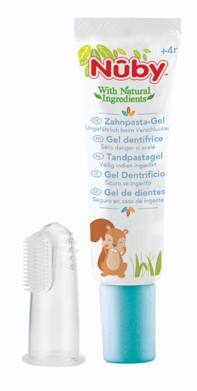 Nuby Citroganix tand-en vleesgel & vingertandenborstel