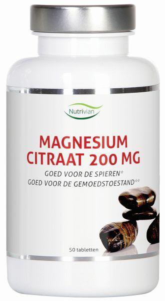 Nutrivian Magnesium citraat 200 mg