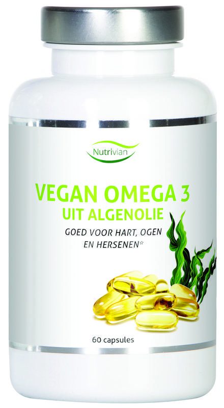 Nutrivian Vegan omega 3 uit algenolie
