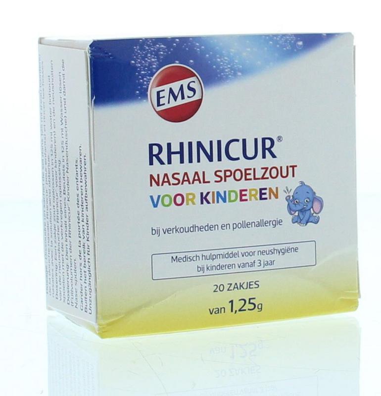 Rhinicur Neus spoelzout kind zakje
