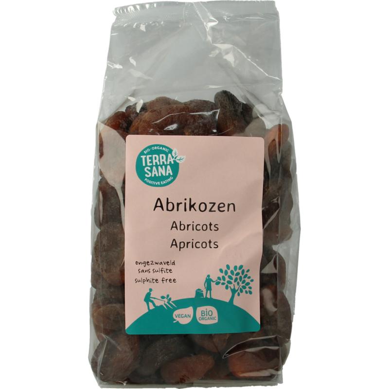 Terrasana RAW abrikozen ongezwaveld bio