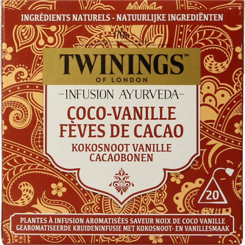 Twinings Ayurveda kokos vanille cacaoboon