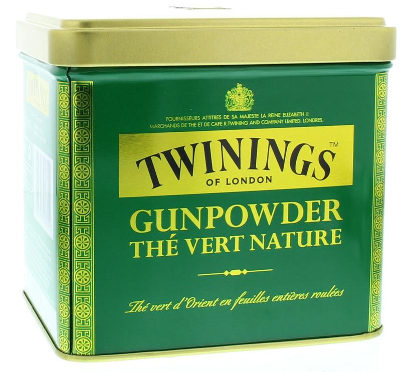 Twinings Gunpowder blik
