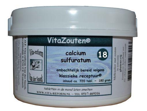 Vitazouten Calcium sulfuratum VitaZout nr. 18