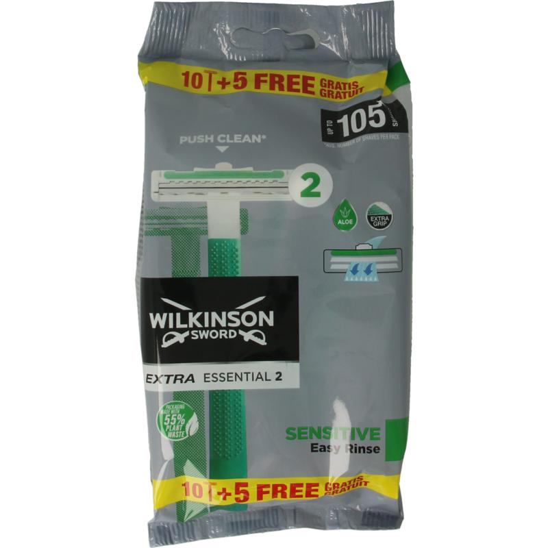 Wilkinson Extra2 sensitive 10+5 gratis