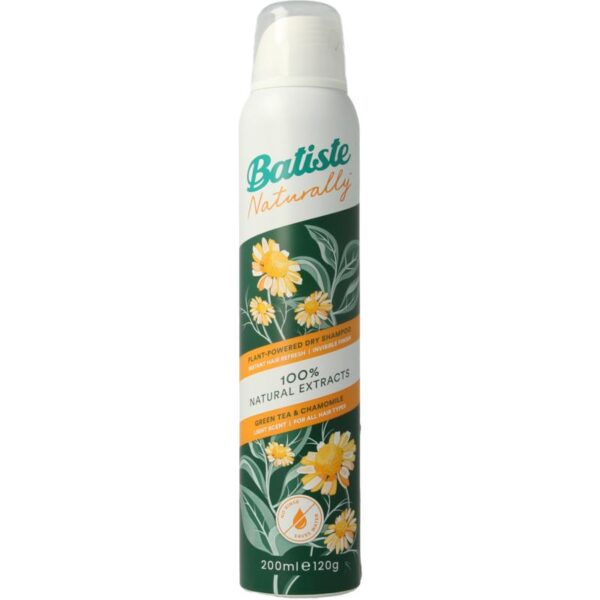 Batiste Droogshampoo green tea & chamomile normaal haar