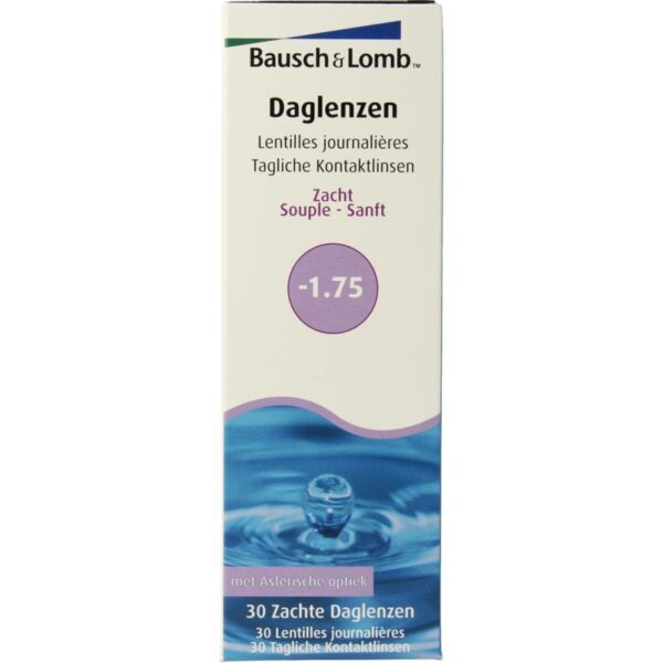 Bausch & Lomb Daglenzen -1.75