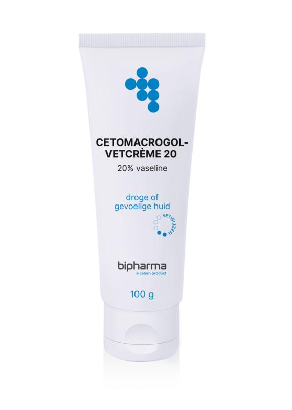 Bipharma Cetomacrogol-vetcreme 20 losse tube