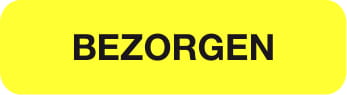 Blockland Strooketiket bezorgen 44 x 11mm