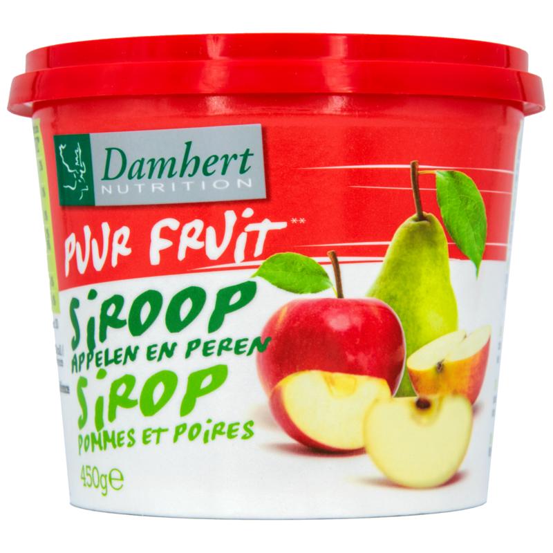 Damhert Puur fruit siroop appelen en peren