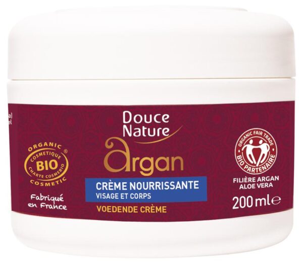 Douce Nature Voedende creme argan bio