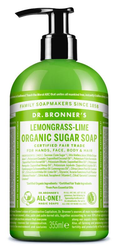 Dr Bronners Shikakai zeep citrus limoen