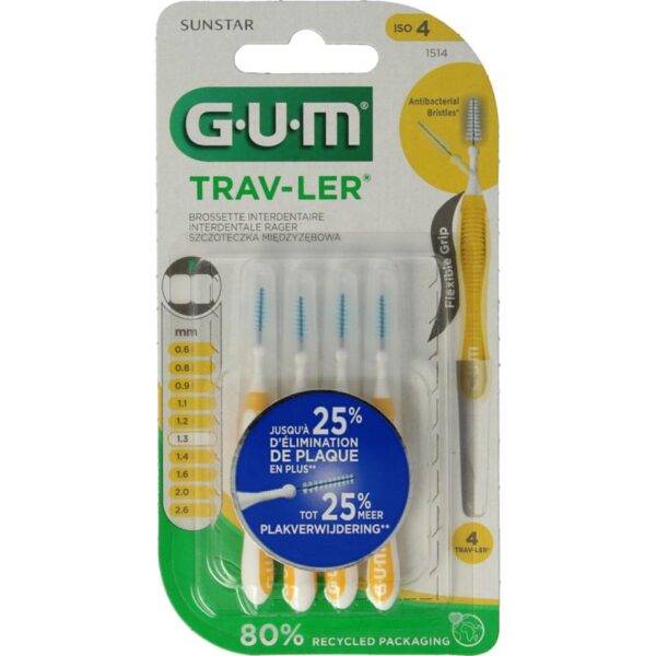 GUM Trav-ler rager 1.3mm (geel)
