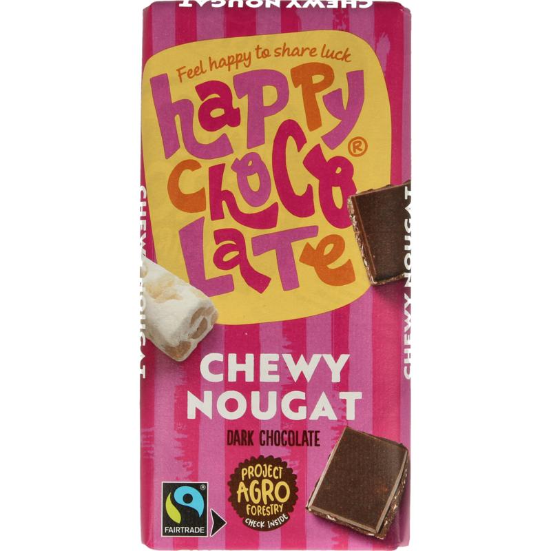Happy Chocolate Puur nougat bio