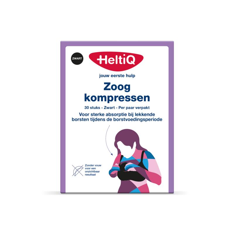 Heltiq Zoogkompressen zwart