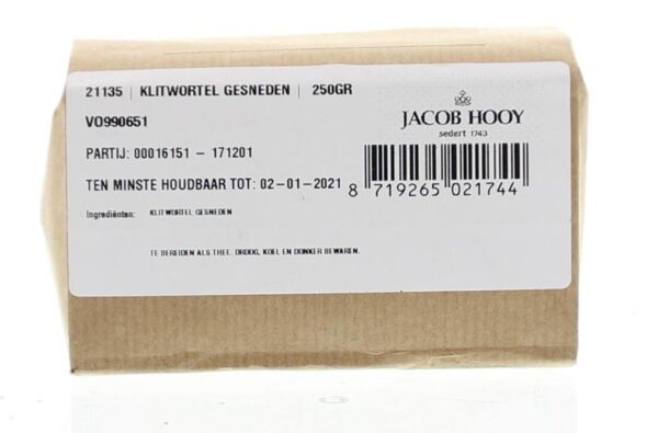Jacob Hooy Klitwortel gesneden