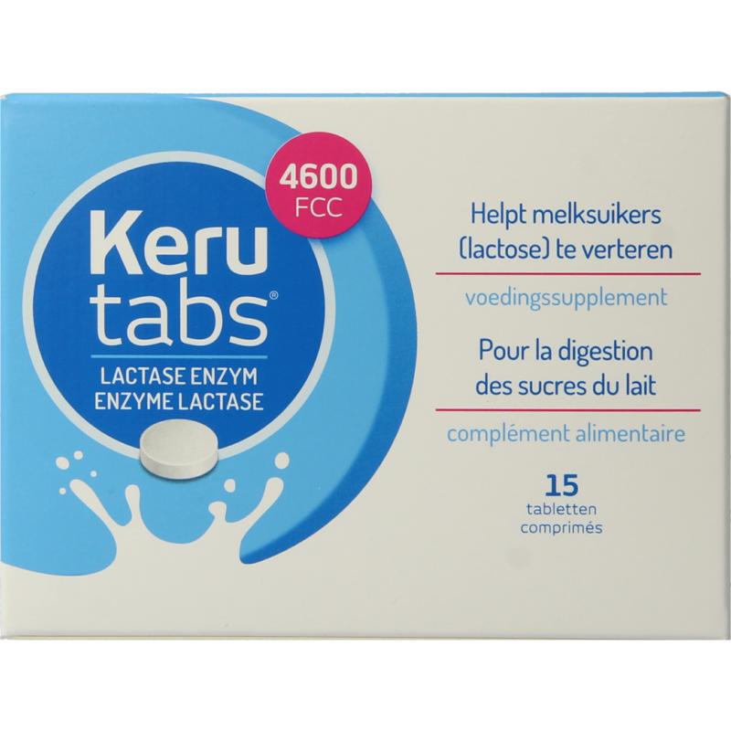 Kerutabs Lactase enzym 4600 FCC