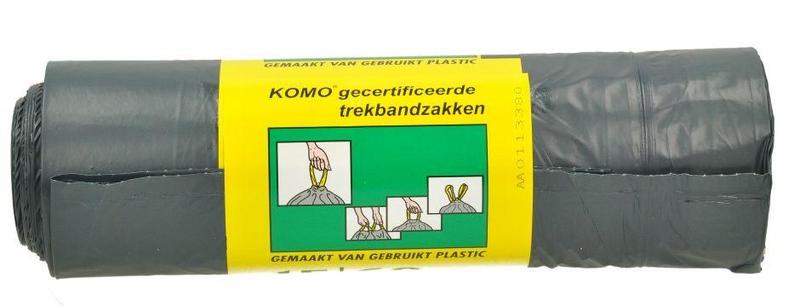 Komo Huisvuilzakken trekband