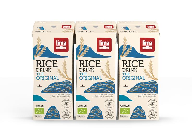 Lima Rice drink original pakjes 200 ml bio