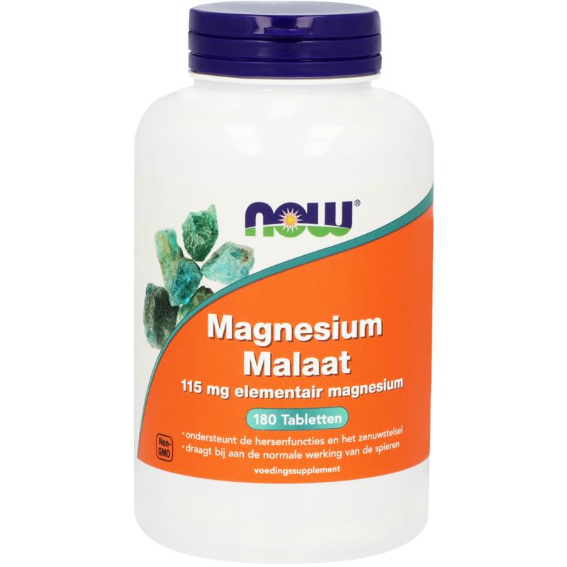 NOW Magnesium malaat 115mg