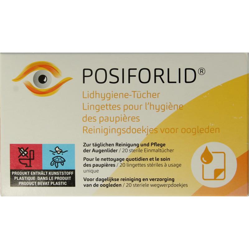 Posiforlid Posiforlid reinigsdoekjes oogleden