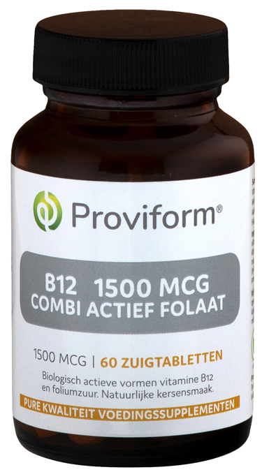 Proviform Vitamine B12 1500 mcg combi actief folaat