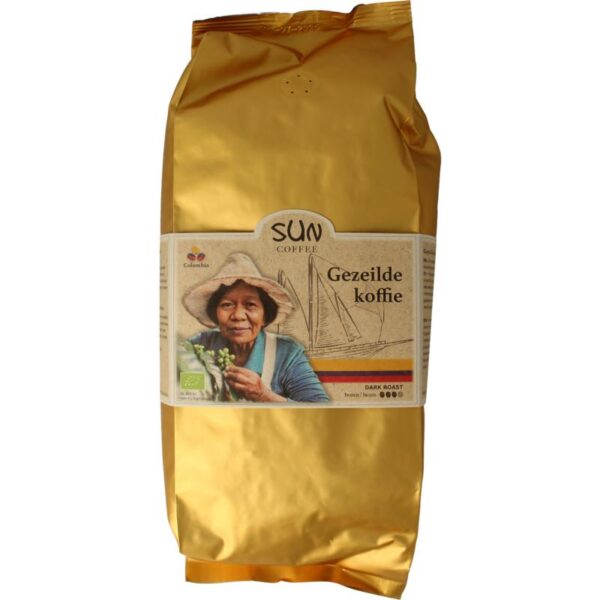 Sun Coffee Gezeilde koffiebonen dark roast