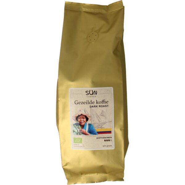 Sun Coffee Gezeilde koffiebonen dark roast