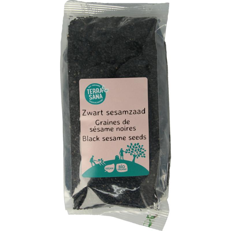Terrasana RAW sesamzaad zwart bio