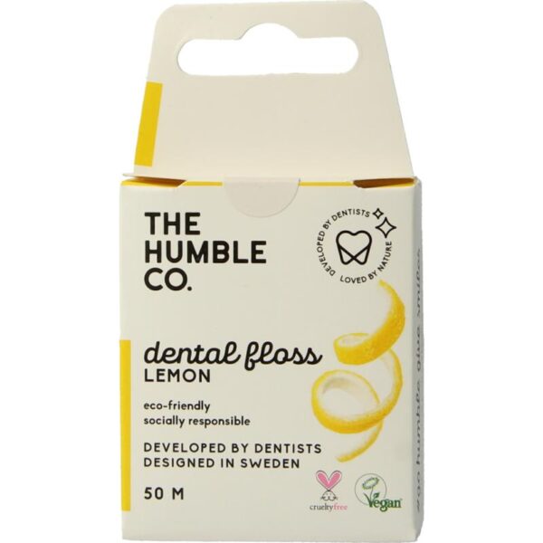 The Humble Co Dental floss lemon 50 meter