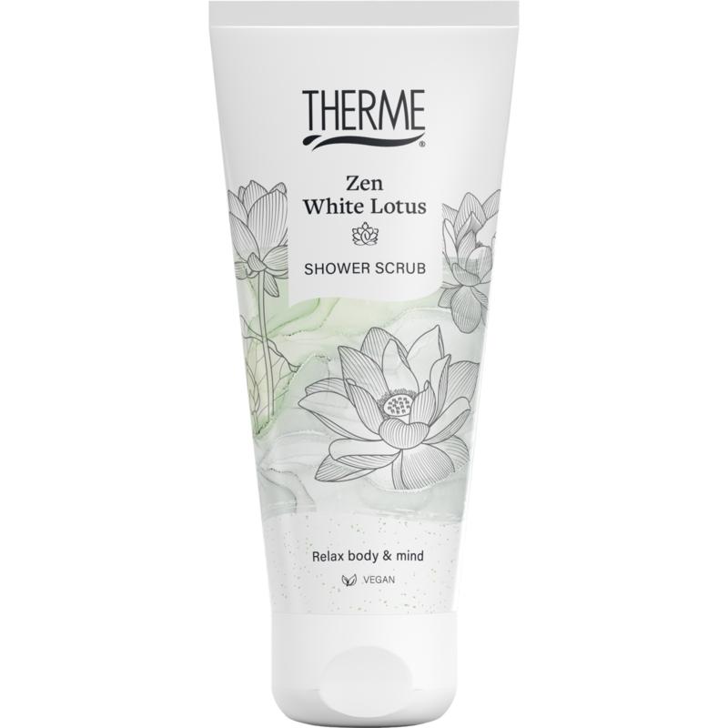 Therme Zen white lotus shower scrub