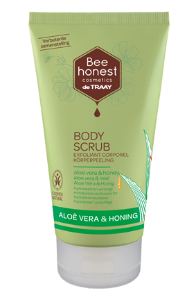 Traay Bee Honest Bodyscrub aloe vera & honing