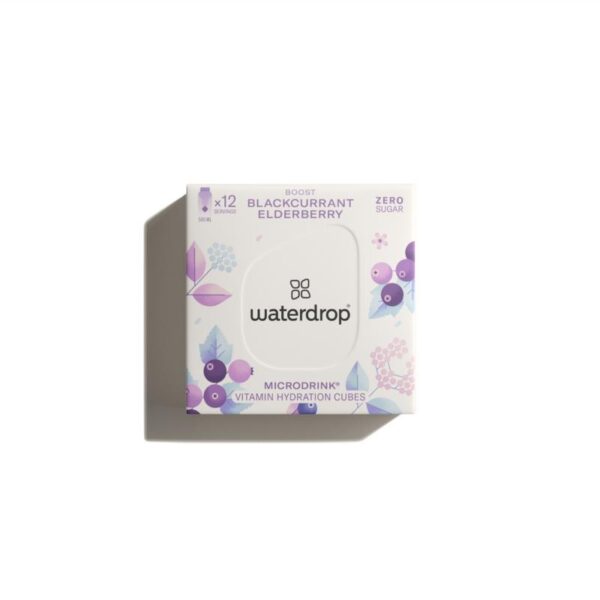 Waterdrop Microdrink boost blackcurrant bruistabletten