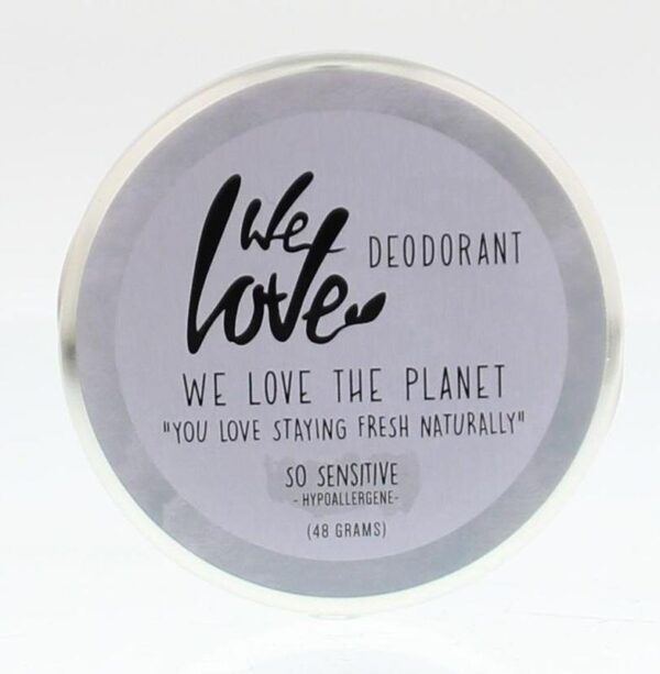 We Love The planet 100% natural deodorant so sensitive