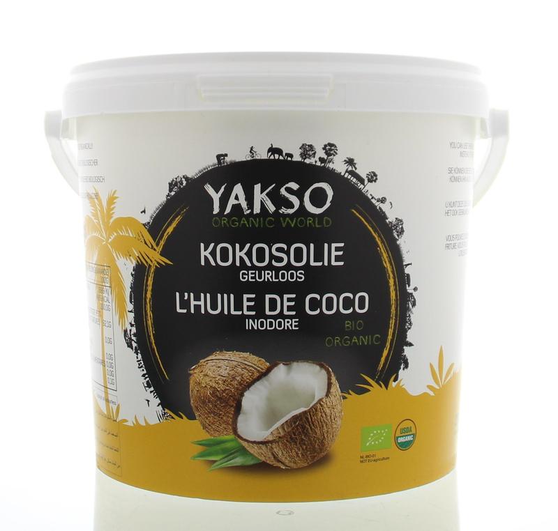 Yakso Kokosolie geurloos bio