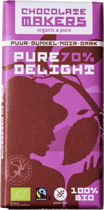 Chocolatemakers Pure delight 70% puur bio