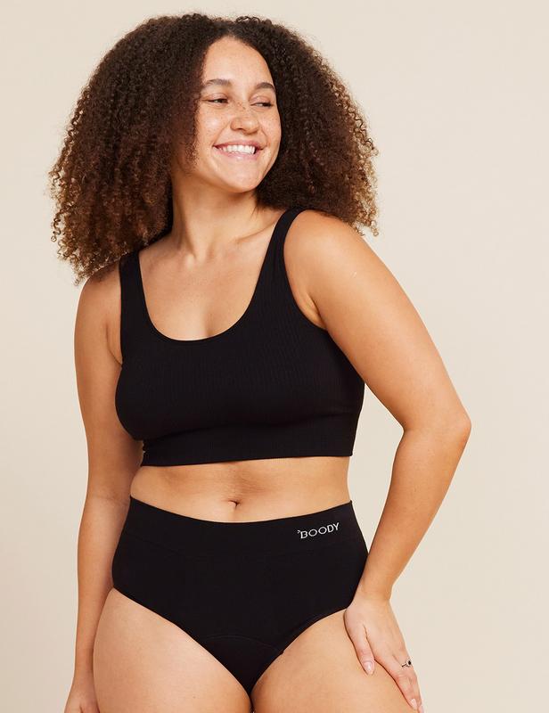 Boody Padded shaper crop bh zwart L