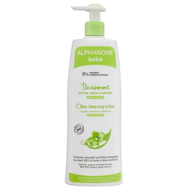 Alphanova Baby Olive cleansing lotion