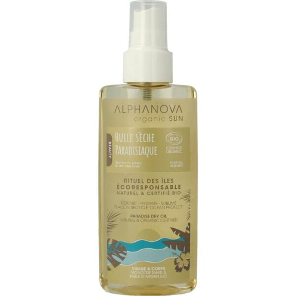 Alphanova Sun Sun vegan dry oil spray paradise